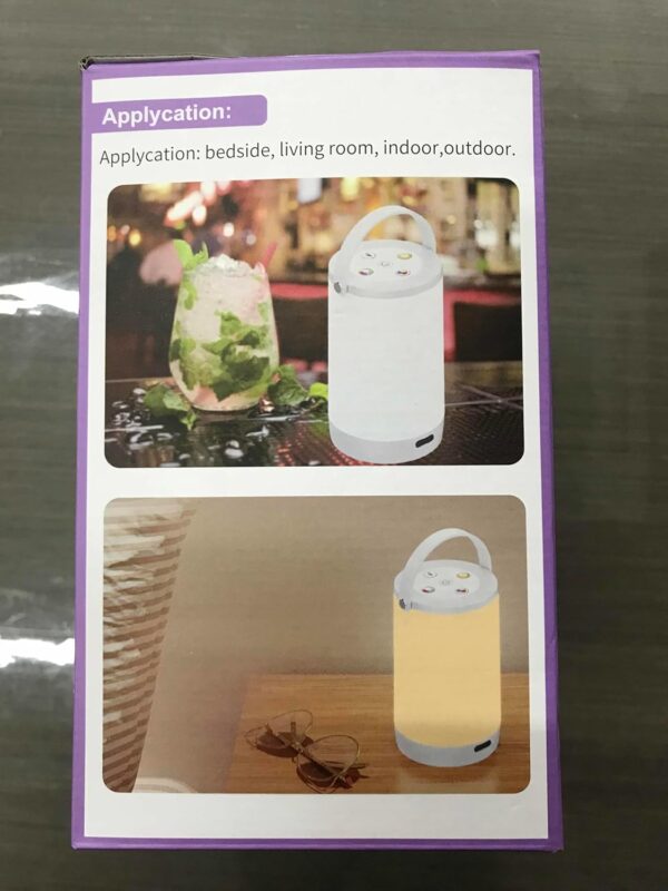 Hensam Night Lights, Rechargeable Lamps with 2200mAh Battery, Portable Touch Light Dimmable Led Table Lamp for Bedroom, Kids, Adults, Baby, 2 Pack - Image 14