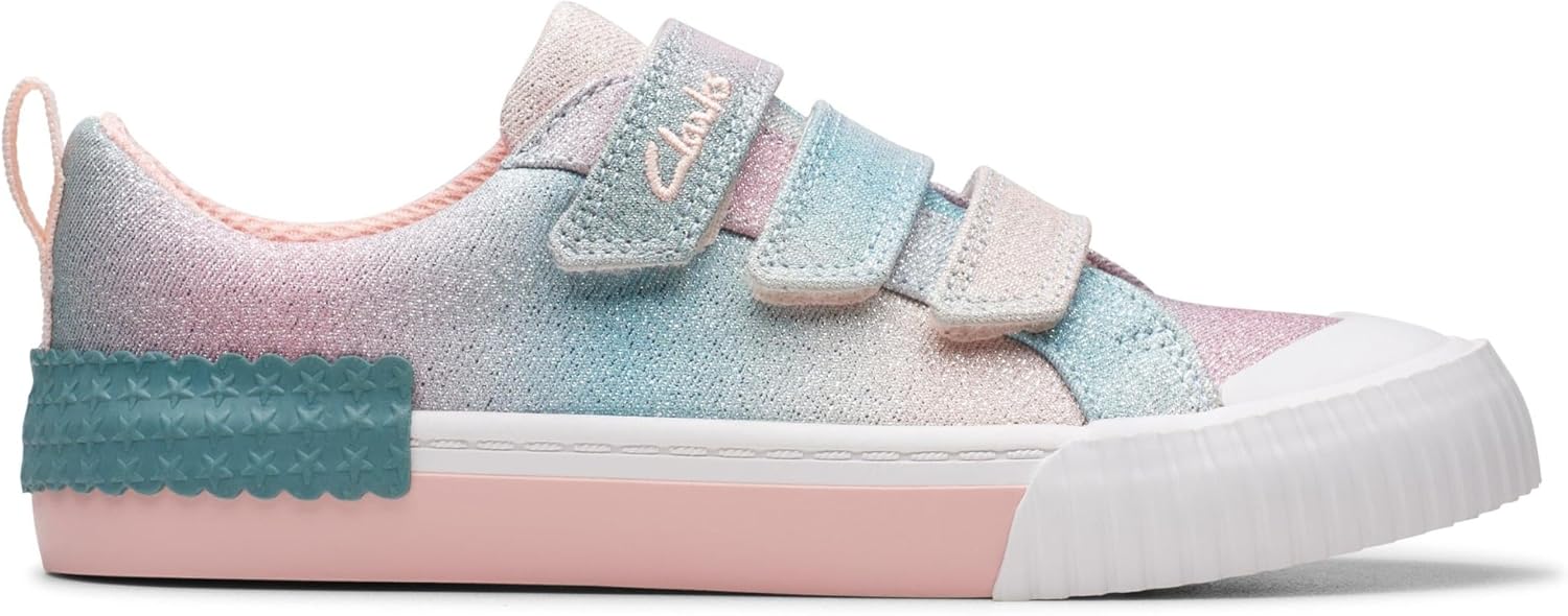 71aS75Kpo0L._AC_SL1500_.jpg Clarks Girl's Foxingbrill K. Sneaker - Image 1