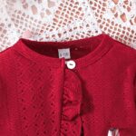 Similotey Baby Girl Dress Butterfly Print Sleeveless Dress and Coat 2Pcs Toddler Baby Girl Outfit Set - Image 2