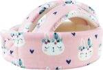 Xeano Baby Helmet, Infant Protective Hat Toddler Protector Cap Walking Harness Cotton Adjustable Soft Baby Safety Helmet for Crawling and Walking (Pink Rabbit) - Image 6