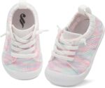 JIASUQI Baby Boys Girls Shoes Soft Breathable Baby First Walking Shoes Slip on Sneakers for Baby Toddler