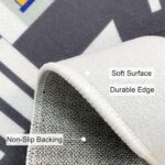 USTIDE Large Soft Kids Rug City Life Road Traffic Playroom Play Mat for Baby Boys Girls Educational Nursery Rug for Children Bedroom Living Room Kids Room 120x180cm - Image 7