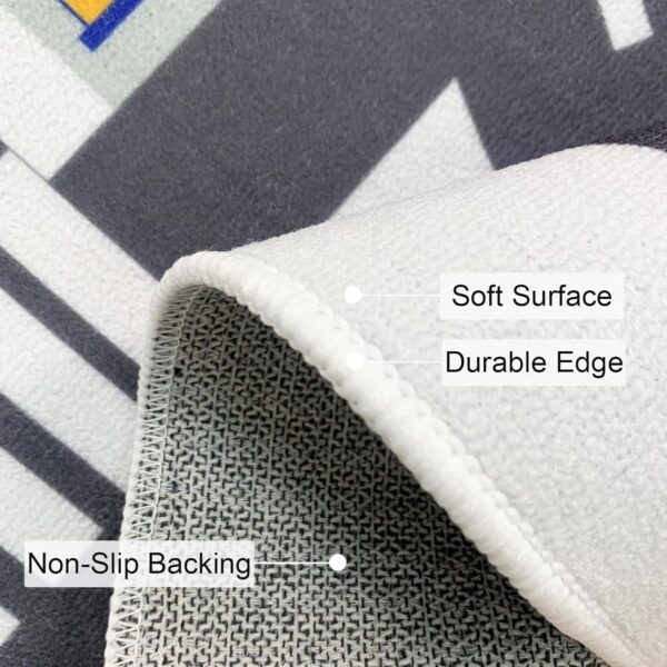 USTIDE Large Soft Kids Rug City Life Road Traffic Playroom Play Mat for Baby Boys Girls Educational Nursery Rug for Children Bedroom Living Room Kids Room 120x180cm - Image 7