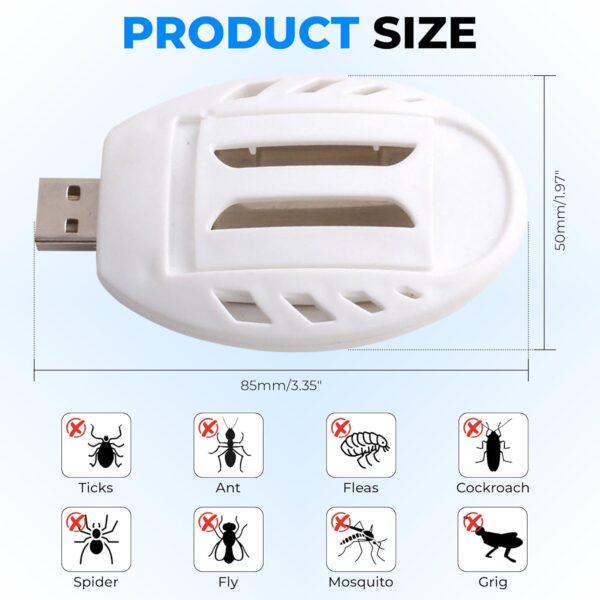 USB Mosquito Repellent Plug In (2) - Image 3