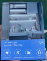 WOBANE LED Shelf Lights,Flexible LED Strip Lights with Switch,Display Lights for Cabinet,Showcase,Bookshelf,Pantry,Shelves,Cupboards,4 * 50cm 12v Strip Bars Set,120 LEDs,1200lm,6000K White - Image 8