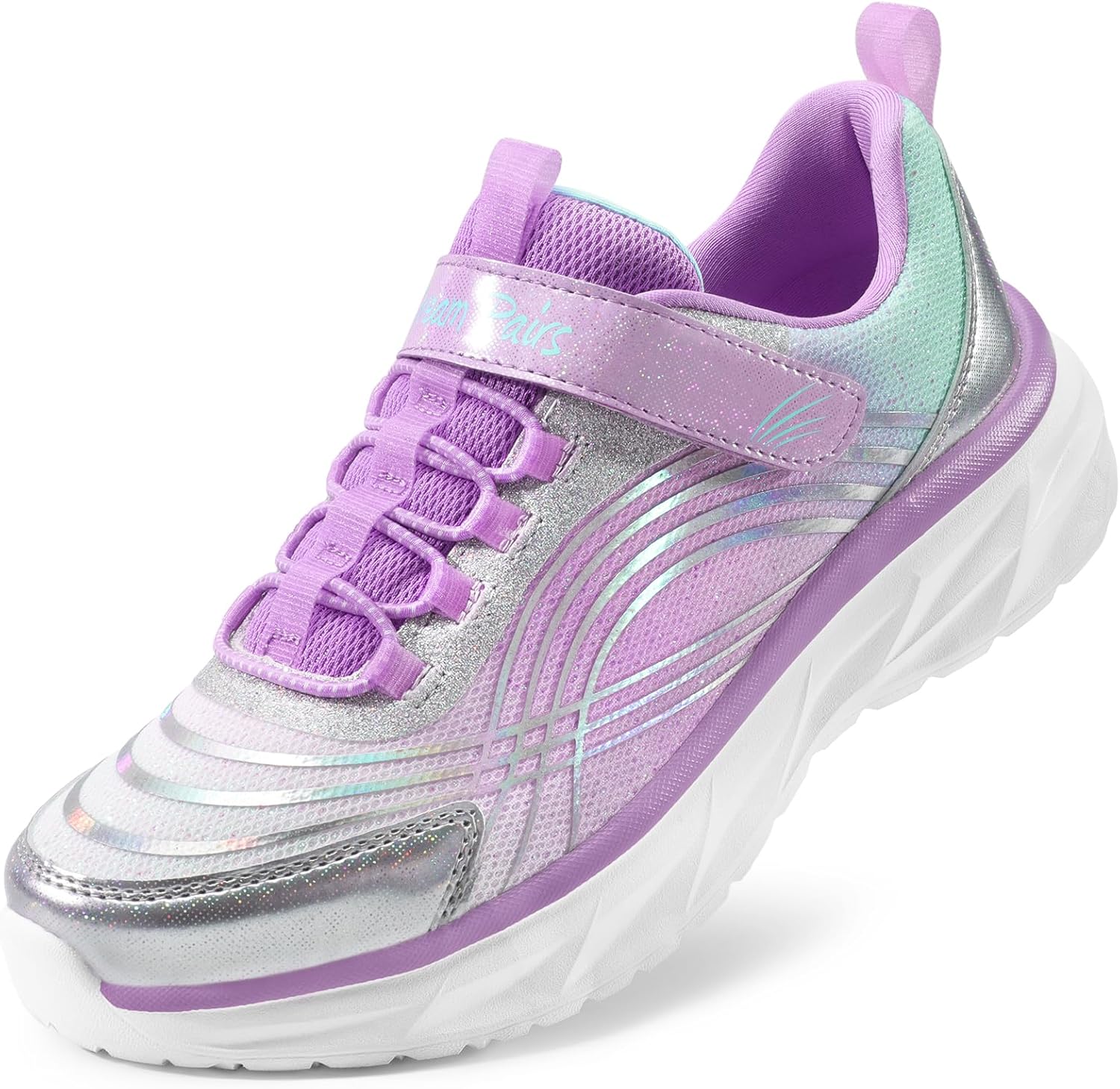 71bPWZ9FGFL._AC_SL1500_.jpg DREAM PAIRS Girls Running Tennis Shoes Sneakers for Kids Sport Athletic Shoes Thick Sole Casual Walking Shoes for Little/Big Kids - Image 1