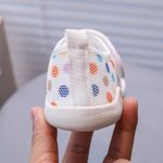 Boys Toddler Trainers Size 10.5 Pram Shoes Summer New Hollowed Breathable Mesh Shoes Boys Baotou Anti Kick Sandals Girls Solid Color Beach Shoes Kids Trainers Girls Size 12.5 Shoes School - Image 3