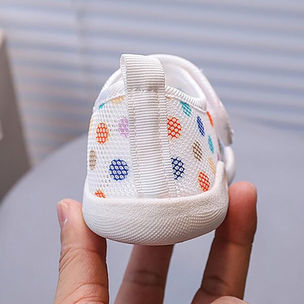 Boys Toddler Trainers Size 10.5 Pram Shoes Summer New Hollowed Breathable Mesh Shoes Boys Baotou Anti Kick Sandals Girls Solid Color Beach Shoes Kids Trainers Girls Size 12.5 Shoes School - Image 3