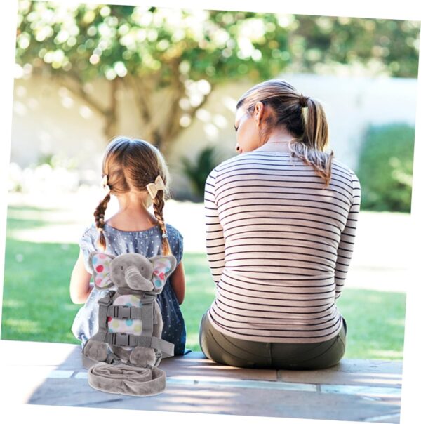 Vaguelly Safety Backpack for Kids Elephant Design with Anti-Lost Leash for Toddlers - Image 5