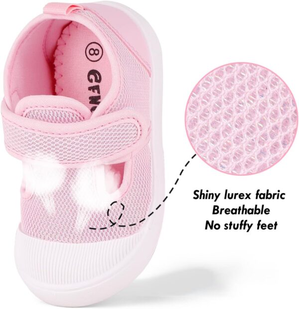 Cheerful Mario 0-3 Years Baby Girls First Walking Shoes Toddler Shoes Girls Sneakers Infant Trainers Breathable and Flexible - Image 3