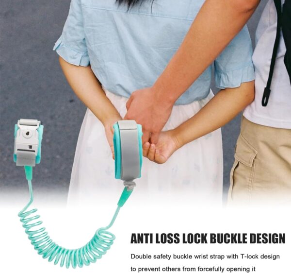 puzzlegame Toddler Wrist Leash | Anti Lost Toddler Wrist Leashes - Toddler Safety Leash with Key Lock 6.56ft, Child Walking Harness, Parent Kids Leash for Mall - Image 3