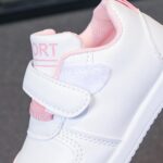 Infant Non Slip Sneakers Baby Boy Girl Toddler Breathable Lightweight Non-Slip Soft Sole First Walking Shoes White Athletic Shoes for Toddlers Kids Outdoor Shoes Toddler - Image 4