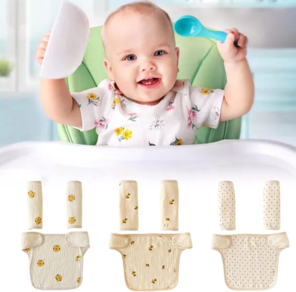 Psdndeww Infant Toddler Saliva Towel Feeding Burp Cloths Baby Bib Waist Stool Carrier Protective Cover Pad - Image 2