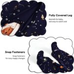 JiAmy Unisex Baby Boy Girl Footies Rompers Cotton Long Sleeve 3 Pack Infant Jumpsuits 0-12 Months Babies' Outfits - Image 2