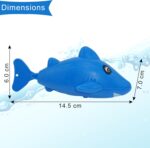 14.5cm Sea Animal Baby Bath Toy Dolphin Figurine Toy for Babies Wind Up Bathtub Toys Floating Swimming Pool Toys for Toddlers 18+ Months - Image 2