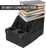 MULISOFT Car Seat Organizer- Backseat Car Organizer with 11 Storages Compartments and 2 Cup Holders, Organizers and Storage, Front Seat for Travel Kids,Black - Image 7