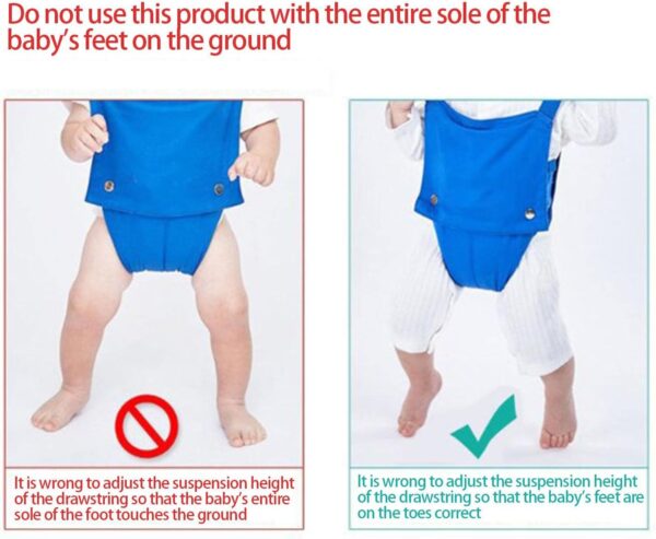 Gusengo Doorway Jumper, Adjustable Newborn Jump Chair Bounce Swing, Door Swing 2 in 1 With Adjustable Strap Early Education Puzzle Learning Walking Fitness Chair - Image 9