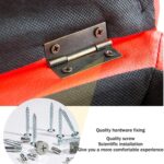 Faux Leather Upholstered Storage Ottoman Footstool Cube Bench Seat with Hinge Top Toy Box Organizer Chest - Image 7