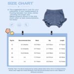 Choomomo Infant Baby Girls Shorts Ruffles Crochet Knit Bloomers Panties Underwear for Homewear - Image 5