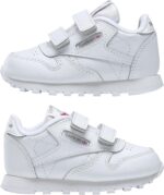 Reebok Unisex Baby Cl Lthr 2v Sneaker, White Carbon Vecblu, 5.5 UK Child - Image 8