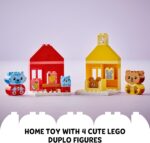 LEGO DUPLO My First Daily Routines: Eating & Bedtime Toddler Learning Toys with 2 Houses and 4 Animal Figures, Let's Toddlers Explain Feelings, Gifts for Kids, Girls and Boys Aged 18 Months Plus 10414 - Image 5