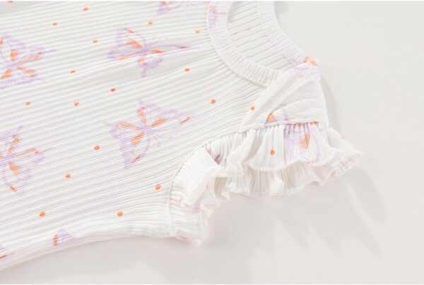 MAMIMAKA Newborn Baby Short Sleeve Bodysuits Cotton One-Piece Baby Boy Girl Clothes 5-Pack - Image 7