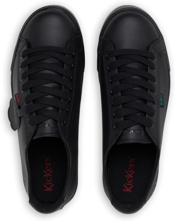 Kickers Unisex Kid's Tovni Lacer Low-top Trainers | School Shoes Leather - Image 5