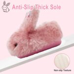 sharllen Kids Slippers Girls Fluffy Bunny Slippers Toddler Plush Warm Winter House Shoes Boys Cute Rabbit Novelty Animal Slippers - Image 2
