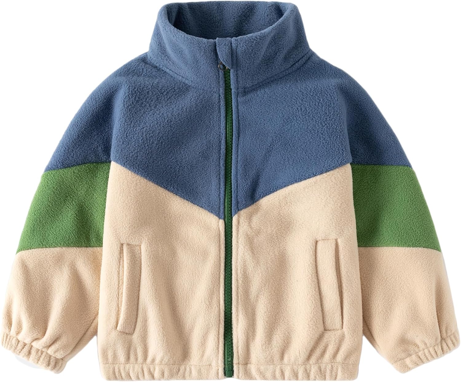 71epqQ2Z4L._AC_SL1500_.jpg Gajaous Toddler Kids Polar Fleece Jacket,Baby Boys Full-Zip Long Sleeve Warm Coats Outwear for Fall Spring Winter - Image 1