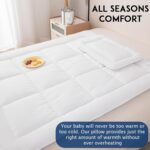 EDS Cot Bed Duvet And Pillow Set 4.5 Tog Anti Allergy Breathable 100% Microfiber Toddler Bedding Cot Bed Duvet for Newborns Kids Baby Girls and Boys (4 .5 TOG) - Image 3