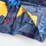 Boys Dinosaur Fleece Bathrobe Hooded Toddler Soft Fuzzy Robe Flannel Robe for Kids Girls Dressing Gown Pajamas Kids Cute Cartoon Warm Casual Clothes - Image 3