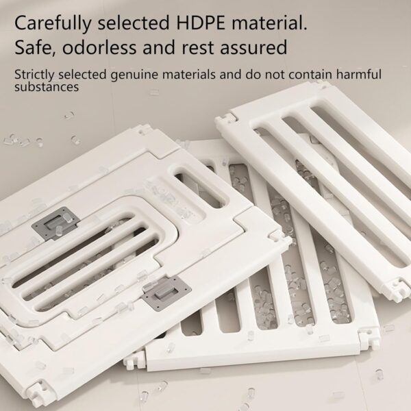 YPDOPORA Dog Gate And Pet Playpen, Free Standing Tall Dog Fence with Walk Through Door, Dog Barriers for Home, Use As Indoor Dogs Cats Pen, Rabbit Pen, Baby Gate,F - Image 6