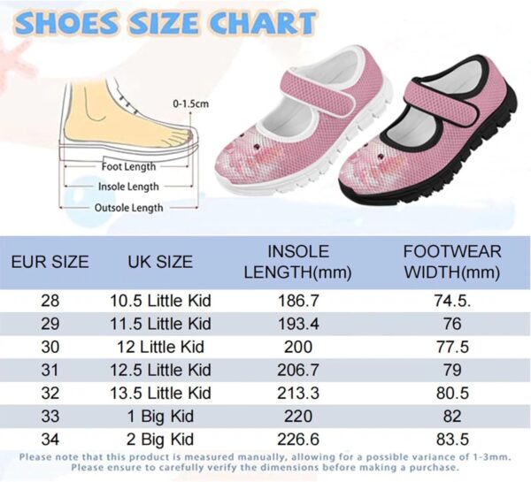 KUIFORTI Girls Mary Janes Sneakers Little Girls Casual School Uniform Shoes Children Athletic Gym Shoes Mary Janes Shoe - Image 7
