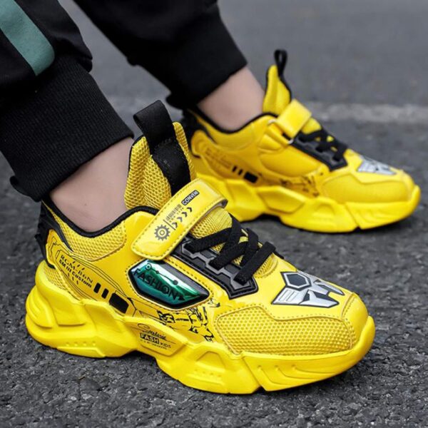 Children's Sports Shoes Boys' Basketball Sports Running Shoes - Image 2