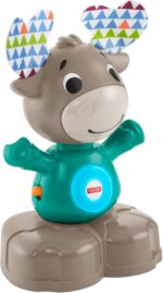 Fisher-Price Linkimals Musical Moose, Baby Toy, Product in Portuguese (Mattel GRB27) - Image 2