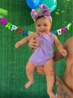 Zoputey Baby Girl Romper Solid Colour Sleeveless with Pocket Design for Infant Baby Girl - Image 4