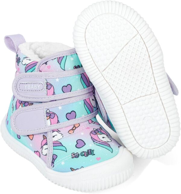 MASOCIO Baby Boys Girls Winter Warm Boots Toddler Kids Booties Anti-Slip Rubber First Walking Shoes - Image 3