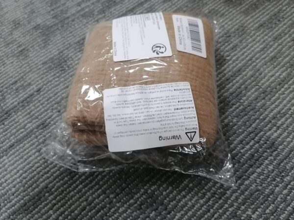 Winmany Toddler Cotton Muslin Pillowcases Baby Girl Boy Pillow Case Travel Cushion Pillow Covers with Envelope Design Cot Bed Accessories Fit for 13"x18" 14" x 19" 12"x16" Pillow (Brown+Khaki) - Image 13