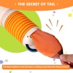 MLRYH Elephant Accordion Baby Toys, Early Development Educational Infant Music Toy Accordion Musical Instrument,Cartoon Cute Hand Grip Baby Toy for Toddlers 1 2 3+ Years Old Boys Girls Baby Gifts - Image 3