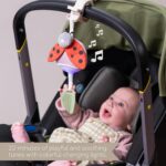 Taf Toys Music & Light Ladybug Take Along Toy. Portable Baby Musical Hanging Toy. Newborn Sound Soother. Compact Travel Mobile. Easily Attaches to Pram. Suitable for Baby Boys & Girls from 0 Months - Image 3