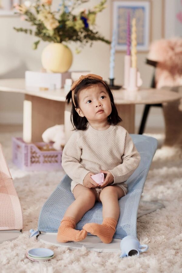 BabyBjörn Bouncer Balance Soft, Mesh, Sky Blue/White - Image 11