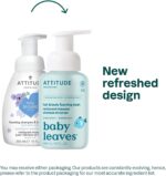 ATTITUDE 2-in-1 Hair and Body Foaming Baby Wash, EWG Verified Shampoo Soap, Dermatologically Tested, Made with Naturally Derived Ingredients, Vegan, Good Night, 295 mL - Image 2