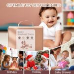 Smartwo Kids Musical Instruments, Wooden Montessori Music Toy Set for Toddler 1 2 3 Years Old, Baby Xylophone Tambourine Rattle Trumpet Wind Chime, Gift for Boys Girls - Image 7