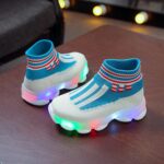 Luminous Light Led Shoes Girls Sport Kids Children Baby Baby Shoes School Shoes Size 4 - Image 6