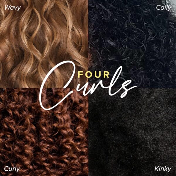 Give Me Cosmetics Four Curls Curly Hair Products, Moisturising Shampoo Sulphate Free for Coily Wavy Kinky, Hydrating Formula Infused with Shea Butter Castor and Jojoba Oil - Image 4