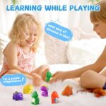 Color Changing No Hole Bath Toys for Kids Toddlers, Color Change Sea Creatures Ocean Animal Toys with Drying Bag Baby Bath Toys Water Toys Floating Fish Toys Easter Gift - Image 6