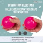 KiddyMoon Soft Plastic Play Balls 700 Balls/7Cm-2.75In Multi-Colour Made In EU, Pearl/Transparent - Image 6
