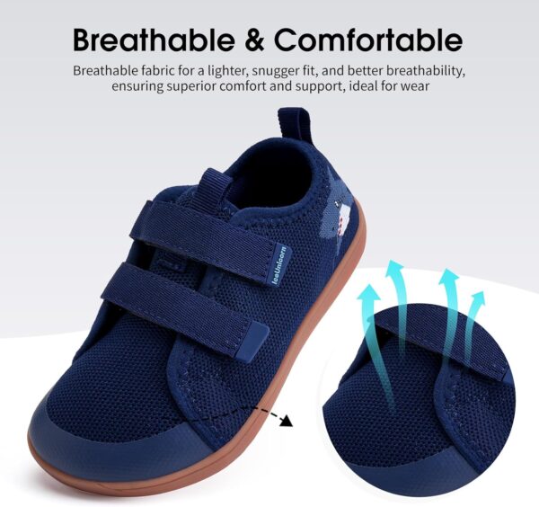 Kids Wide Barefoot Shoes Boys Girls Minimalist School Walking Shoes Trail Running Shoes Walking Sneaker - Image 3