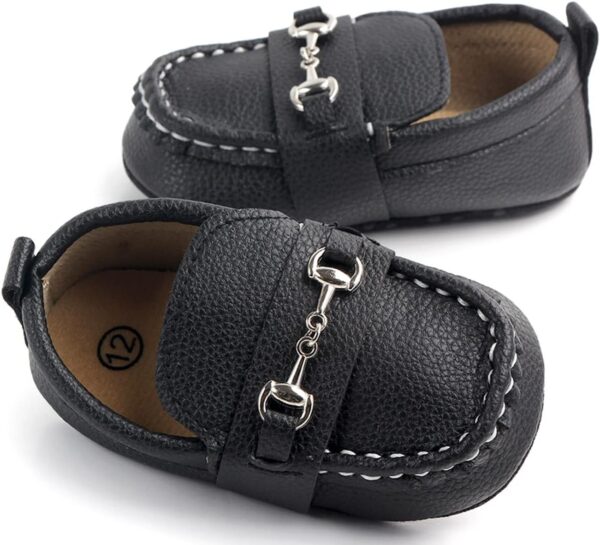 Maeau Baby Boys First Walking Shoes Classic Loafers Infant Moccasin Shoes Newborn Casual Prewalker - Image 6