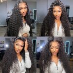 30 Inch 13x4 Curly Wave Lace Front Wigs Human Hair HD Lace Wigs Human Hair Wigs for Black Women Human Hair 180% Density Lace Frontal Wig Pre Plucked with Baby Hair - Image 6